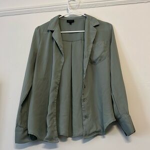 Teal blouse